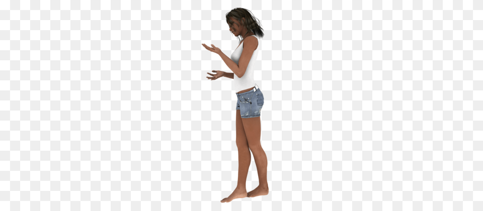 Beautiful Clipart Tan Woman, Clothing, Shorts, Skirt, Adult Free Transparent Png