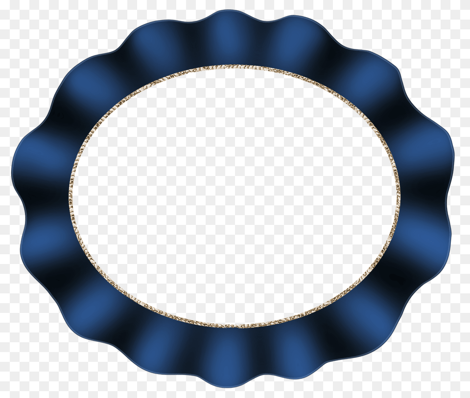 Beautiful Dark Blue Oval Png Image