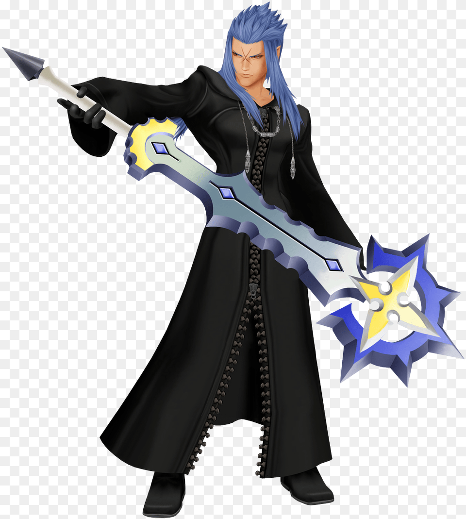 Beautiful Elven Prince Jongup Saix Kingdom Hearts, Sword, Weapon, Adult, Female Free Png Download