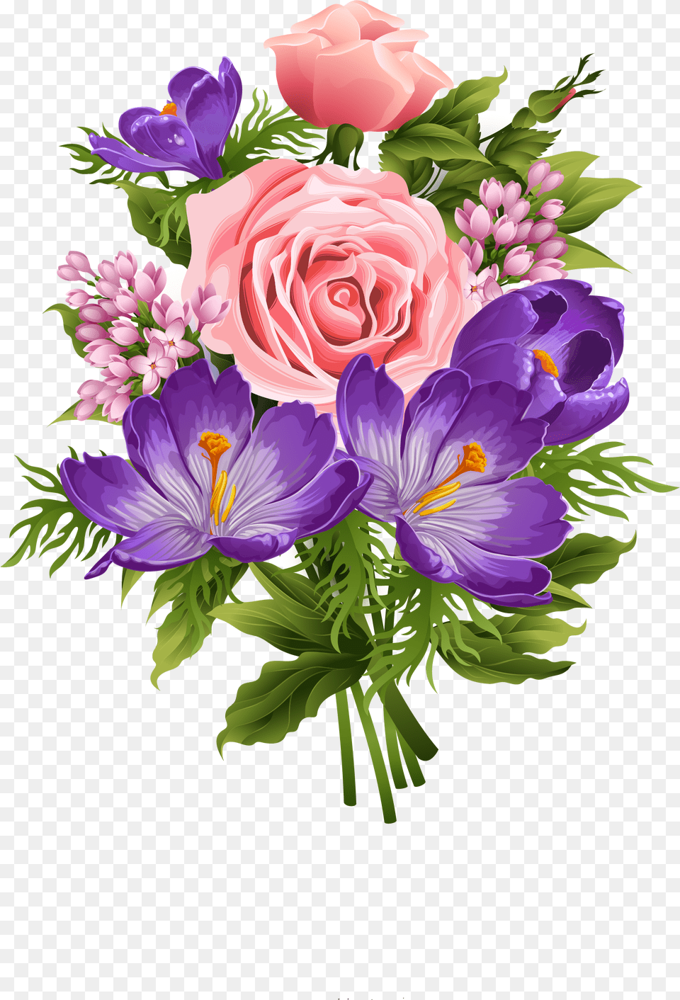 Beautiful Flower Clipart, Flower Arrangement, Flower Bouquet, Plant, Rose Free Transparent Png