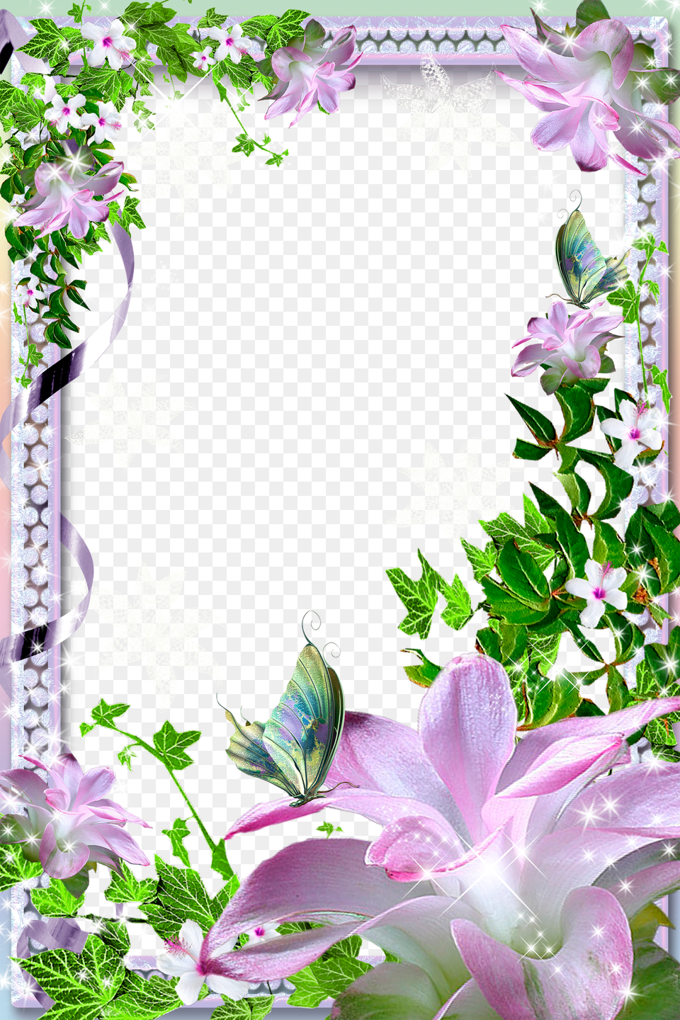 Beautiful Flower Photo Frames Free Png