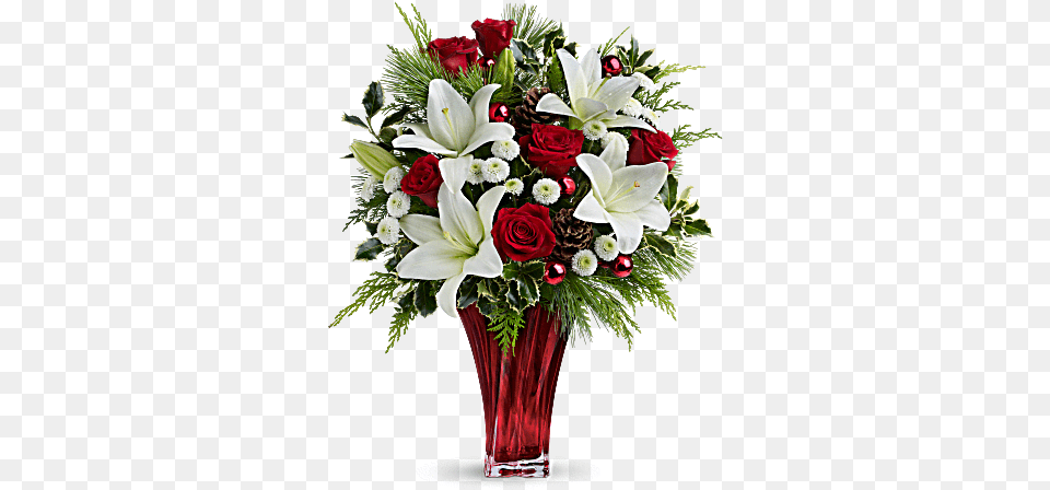 Beautiful Flower Vase With Flowers, Flower Arrangement, Flower Bouquet, Plant, Rose Png