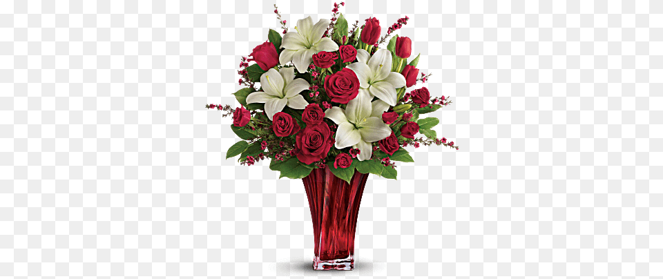 Beautiful Flower Vase With Flowers, Flower Arrangement, Flower Bouquet, Plant, Art Free Transparent Png