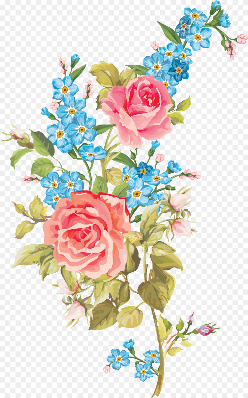 Beautiful Flowers Art, Floral Design, Flower, Graphics, Pattern Png