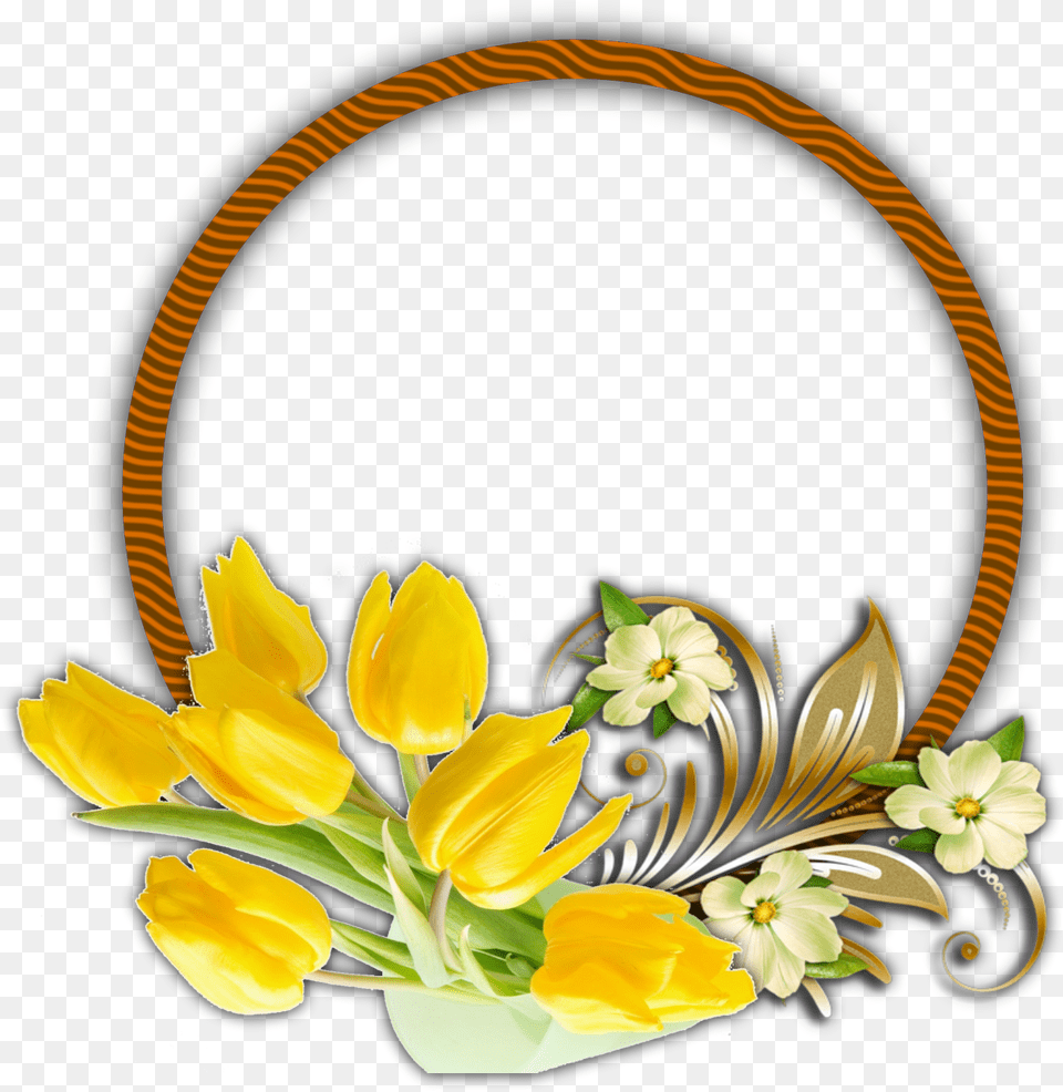 Beautiful Frames And Cliparts Created By, Flower, Flower Arrangement, Flower Bouquet, Plant Png Image