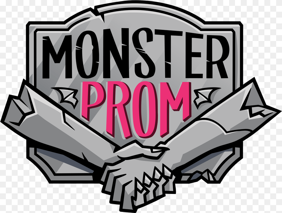 Beautiful Glitch Monster Prom Second Term Logo, Symbol, Dynamite, Weapon, Emblem Png