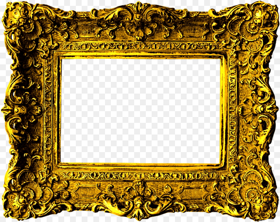 Beautiful Gold Victorian Frame, Art Free Png Download