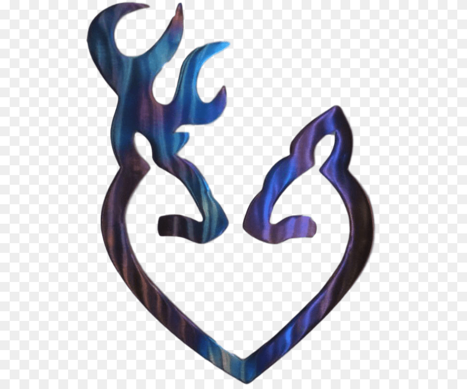 Beautiful Hand Made Steel Buck Doe Love Heart Unique Empire Products, Accessories Free Png Download