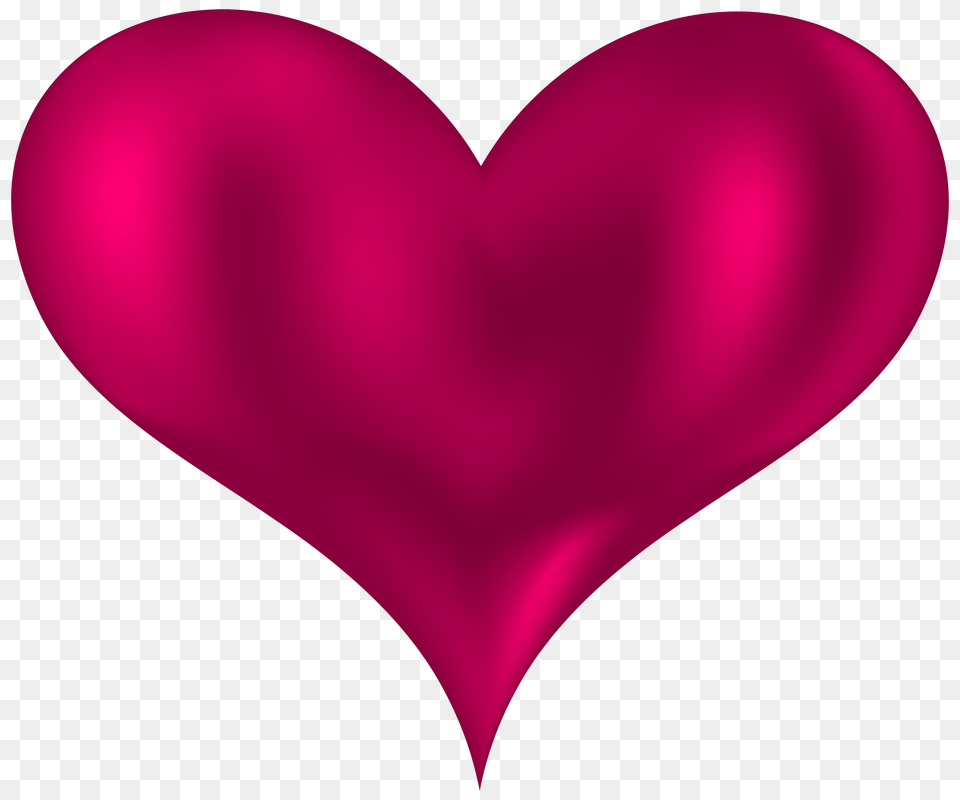 Beautiful Heart Pink Clipart, Purple Free Png Download