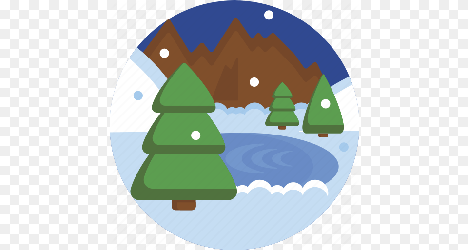 Beautiful Lake Landscape Mountain New Year Tree, Outdoors, Nature Free Transparent Png