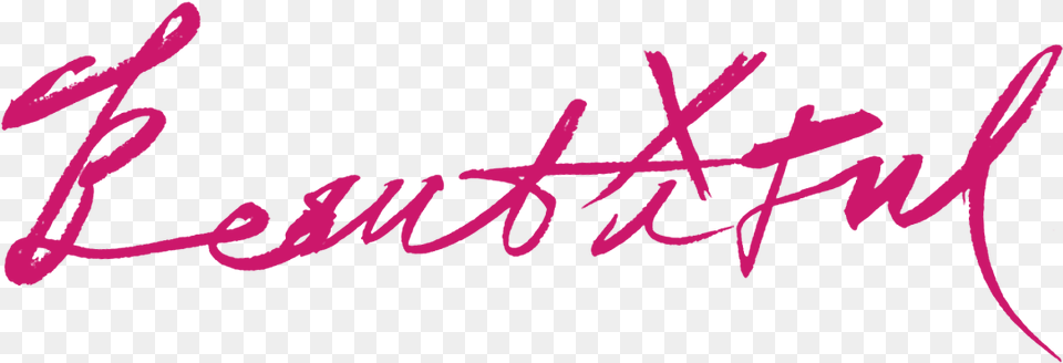 Beautiful Logo Monbebe Amino Monsta X Beautiful Font, Handwriting, Text, Signature Free Png