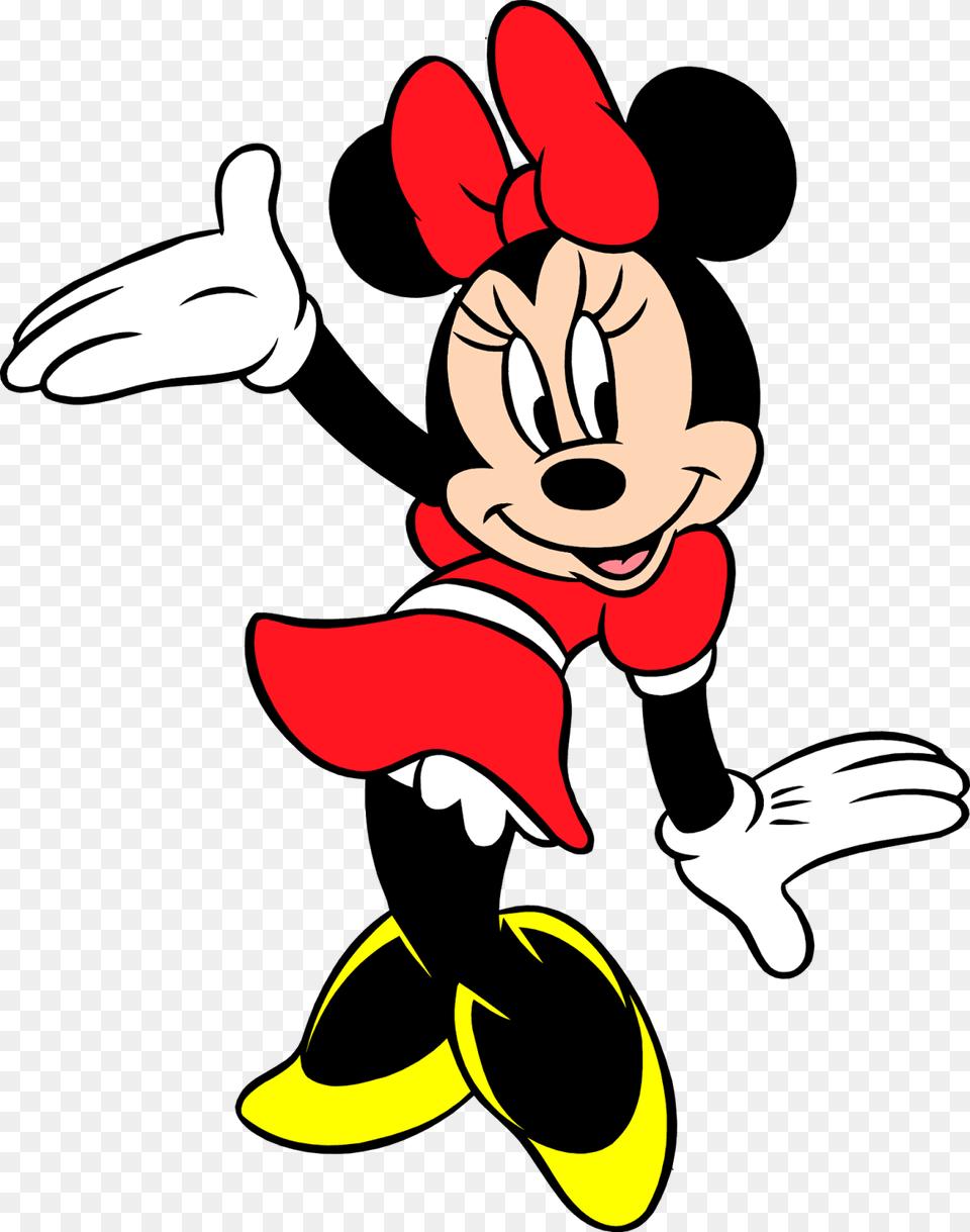 Beautiful Minnie Mouse Minnie Mouse, Cartoon Png Image