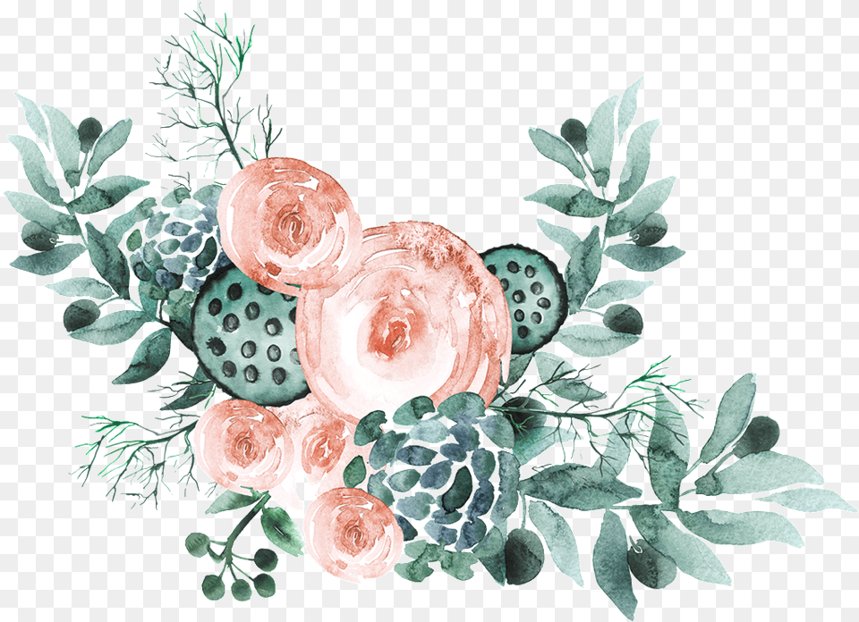 Beautiful Painted Flowers Hd Les Jumelles Barabe Reflexion, Art, Plant, Pattern, Herbs Png