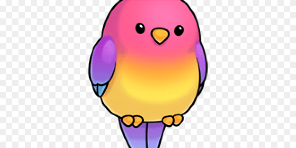 Beautiful Parrot Cute Cartoon Animals, Purple, Animal, Beak, Bird Free Transparent Png