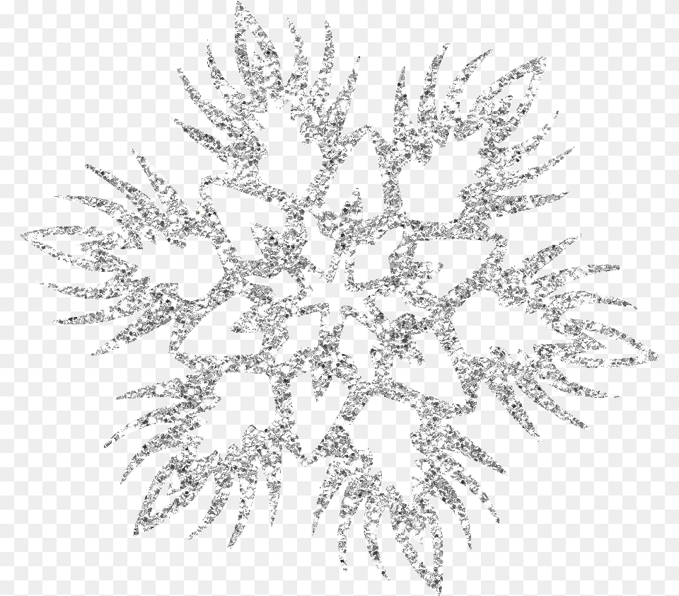 Beautiful Silver Snowflake Download Brown Cow Transparent Background Free Png