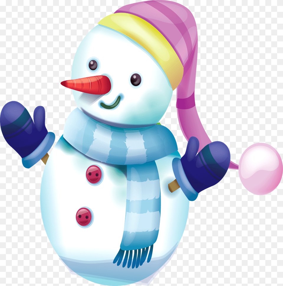 Beautiful Snowman Clipart Snowman, Nature, Outdoors, Winter, Snow Png Image