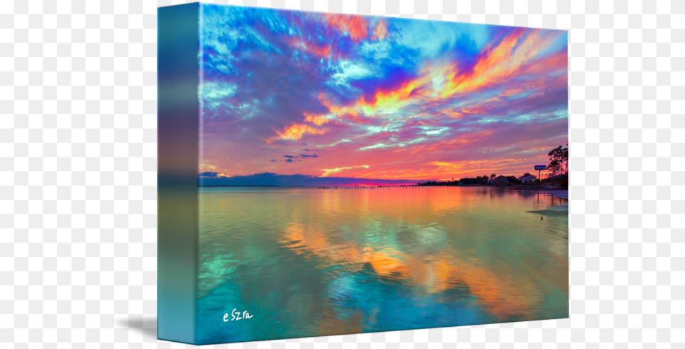 Beautiful Sunset Graphic Download Turquoise And Pink Sunset, Outdoors, Sky, Scenery, Nature Free Transparent Png