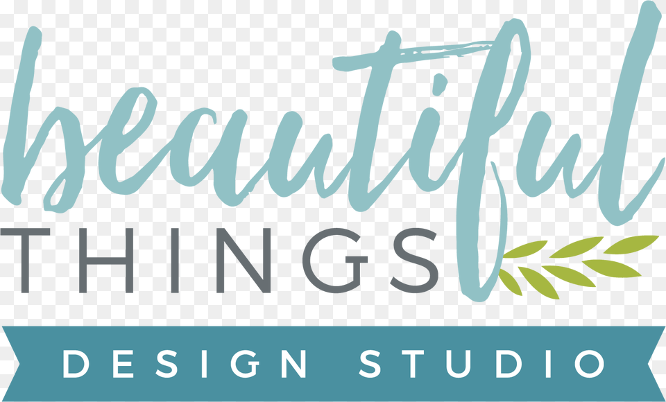 Beautiful Things Design Studio Logo Calligraphy, Text, Handwriting Free Png