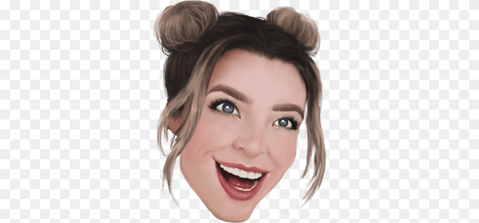Beautiful Trihard Emote For My Channel Hair Design, Adult, Smile, Portrait, Photography Free Transparent Png