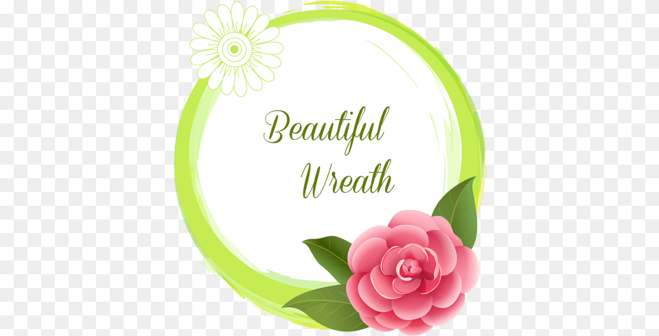 Beautiful Wreath With Rose Flower Ai File Ballet, Plant, Dessert, Cream, Food Png