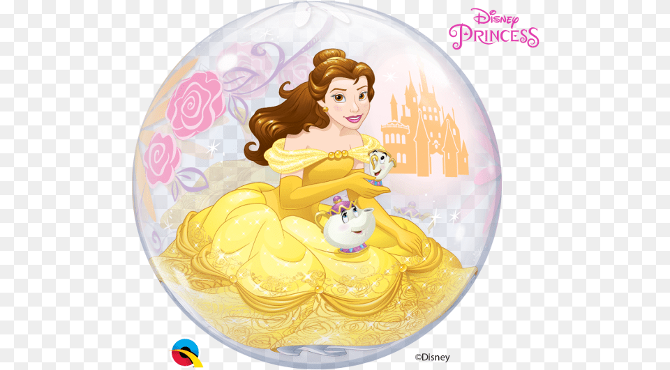 Beauty Amp The Beast Belle 22quot Bubble Balloon Princess Belle, Person, People, Adult, Female Png Image