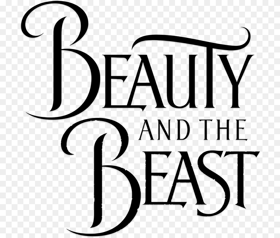 Beauty And The Beast, Gray Free Png Download
