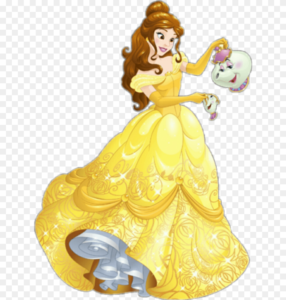 Beauty And The Beast Belle, Clothing, Dress, Figurine, Wedding Free Png Download