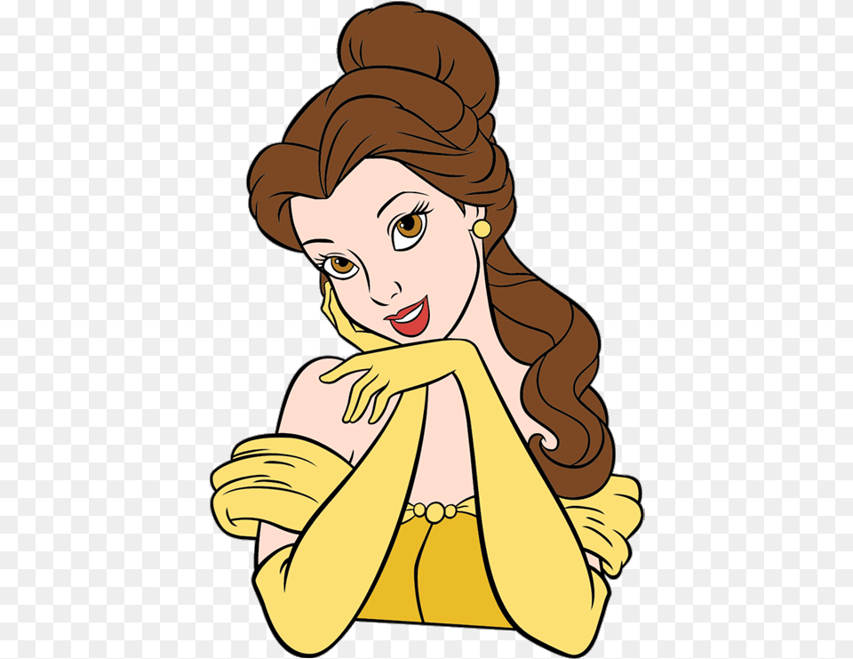 Beauty And The Beast Belle And Beast Svg Library Belle Beauty And The Beast Clipart, Baby, Person, Cartoon, Face Free Transparent Png