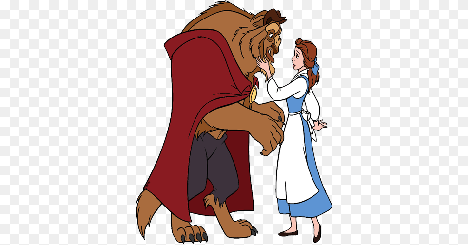 Beauty And The Beast Clipart, Person, Baby, Face, Head Png