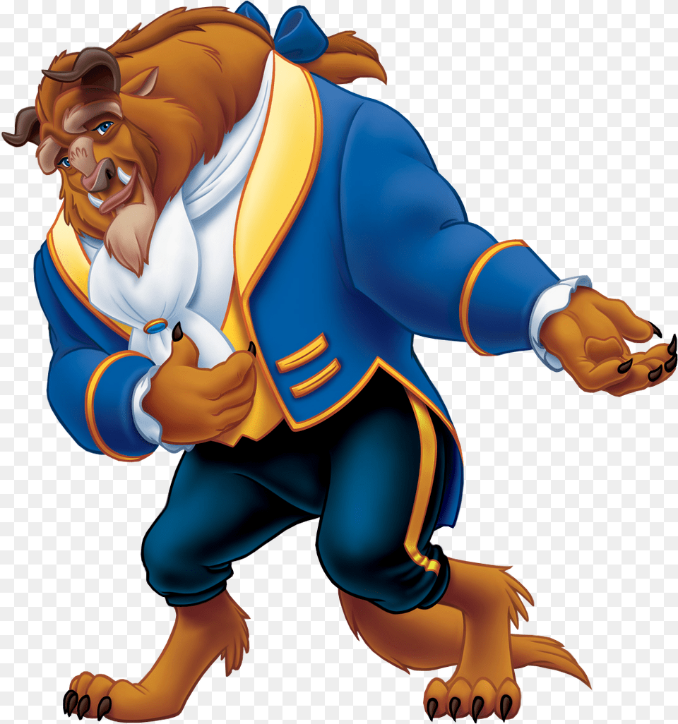 Beauty And The Beast Clipart Beast From Beauty And The Beast, Book, Comics, Publication, Baby Png