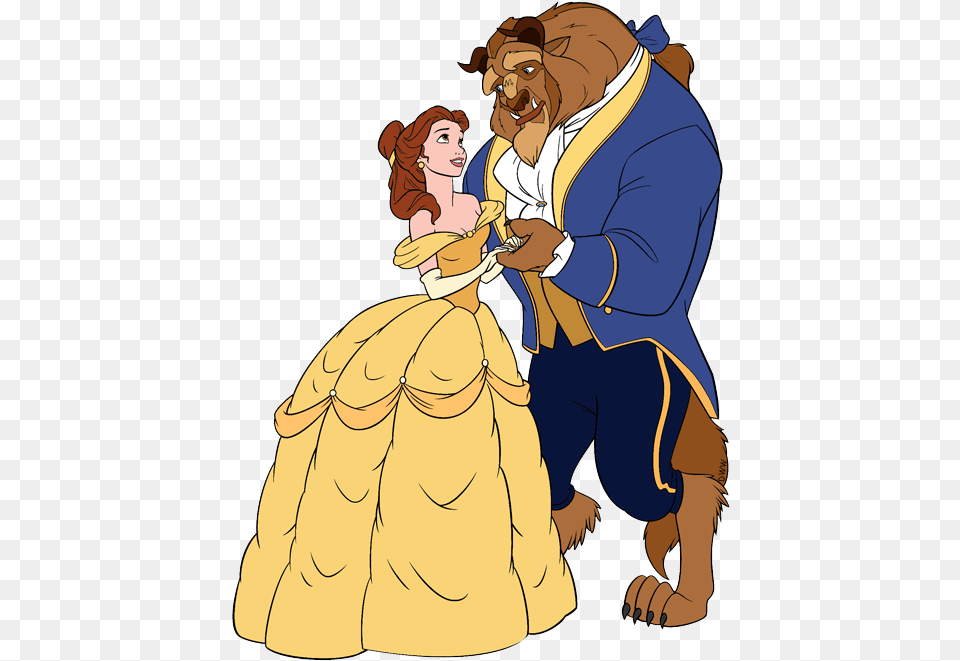 Beauty And The Beast Clipart Beauty And Beast, Adult, Wedding, Person, Female Free Transparent Png