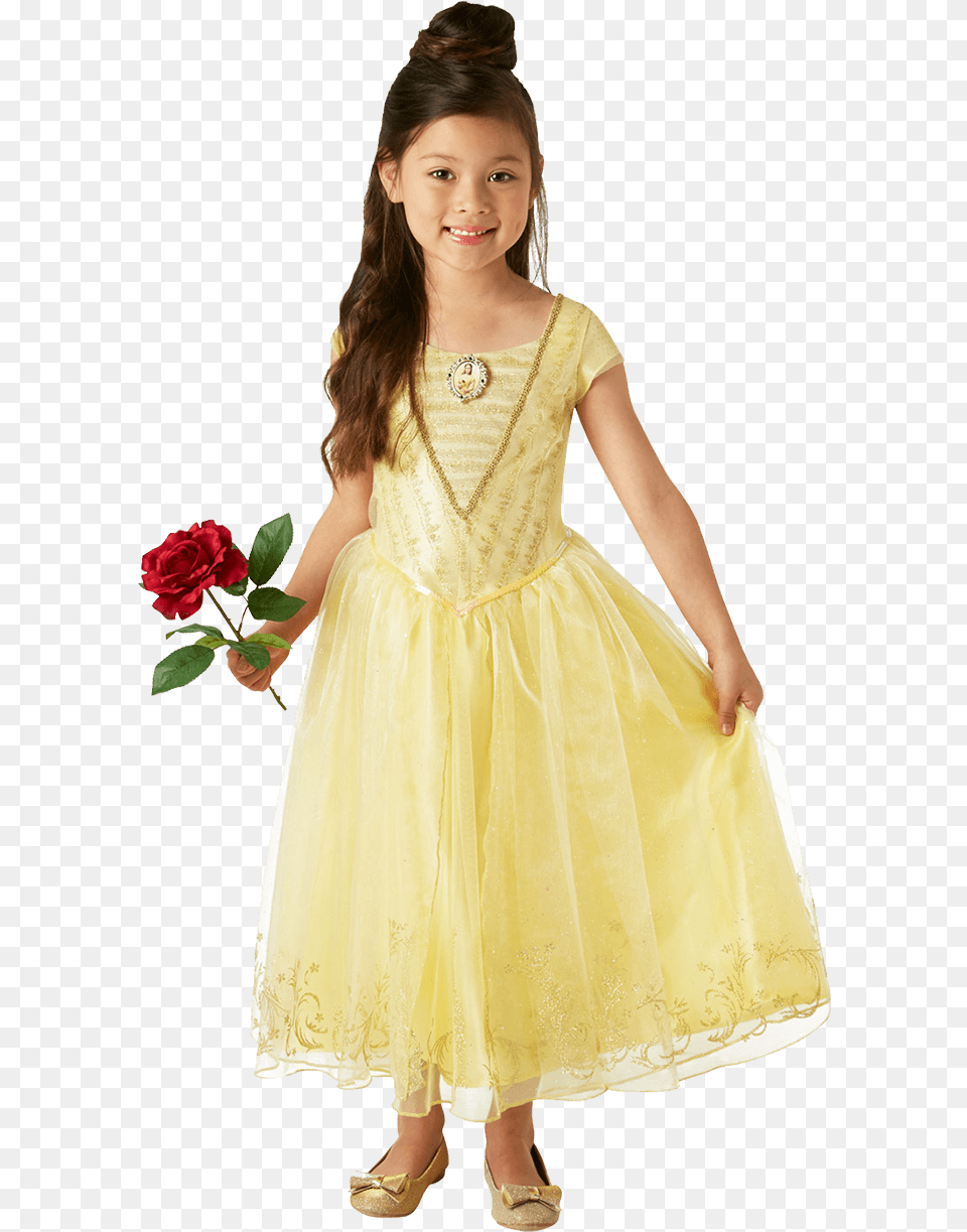 Beauty And The Beast Costume For Kids, Clothing, Dress, Evening Dress, Formal Wear Png Image