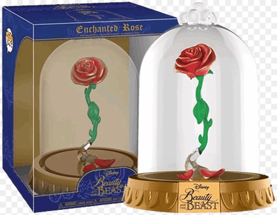 Beauty And The Beast Enchanted Rose Funko Pop, Flower, Plant, Jar Png