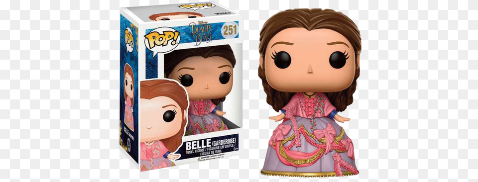 Beauty And The Beast Funko Pop Beauty And The Beast Belle Mini Figure, Doll, Toy, Person, Baby Png Image