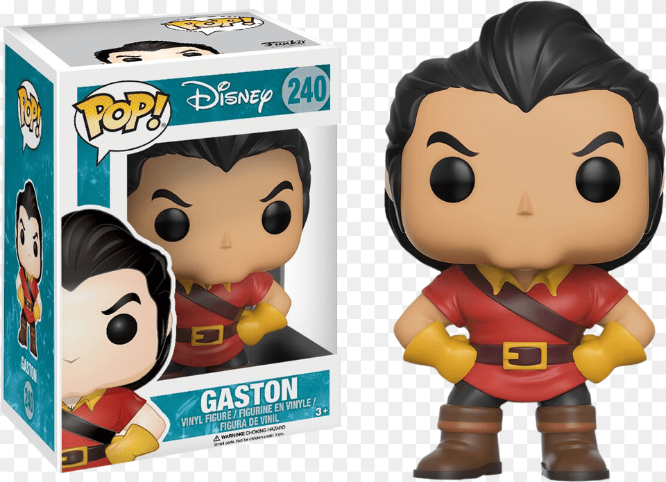 Beauty And The Beast Gaston Funko Pop, Baby, Person, Plush, Toy Free Png Download