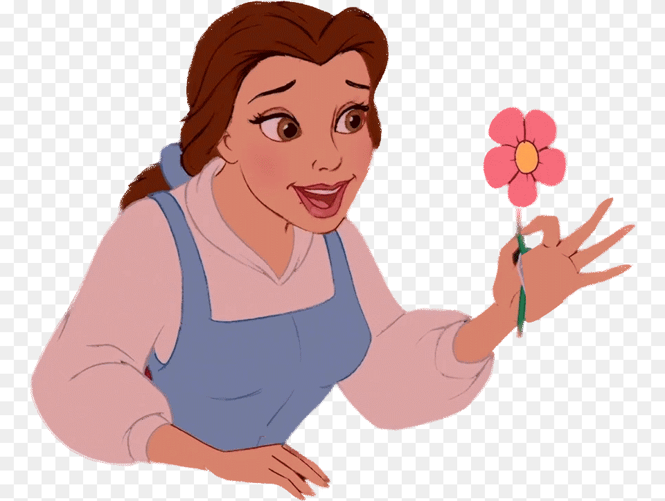 Beauty And The Beast Gif Transparent, Adult, Female, Person, Woman Png
