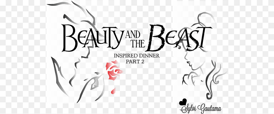 Beauty And The Beast Inspired Dinner Beauty And The Beast Logo Tote Bag, Book, Publication, Art, Graphics Free Transparent Png