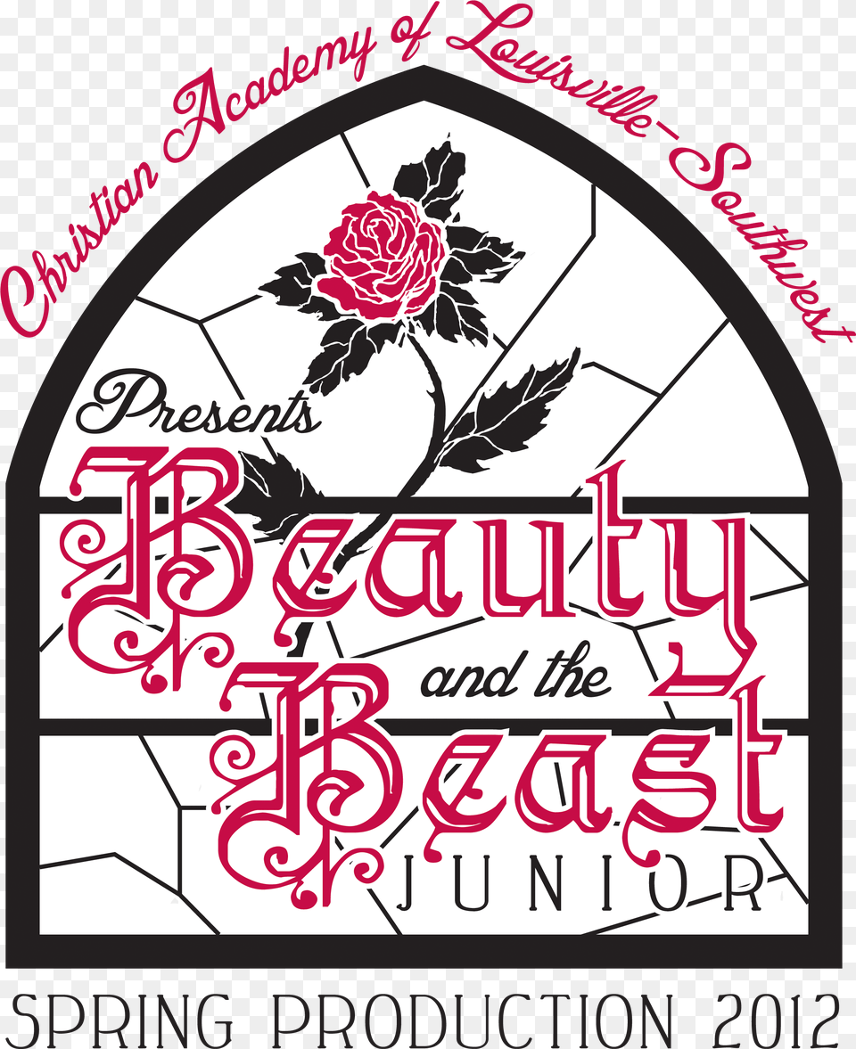 Beauty And The Beast Jr Logo Bridget A Cornish Story Who Sails With Drake, Flower, Plant, Rose, Envelope Free Png