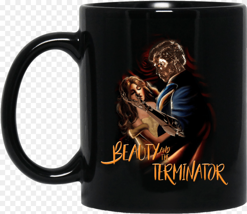 Beauty And The Beast Mug Beauty And The Terminator Reinas Nacen En Septiembre, Cup, Adult, Man, Male Png Image