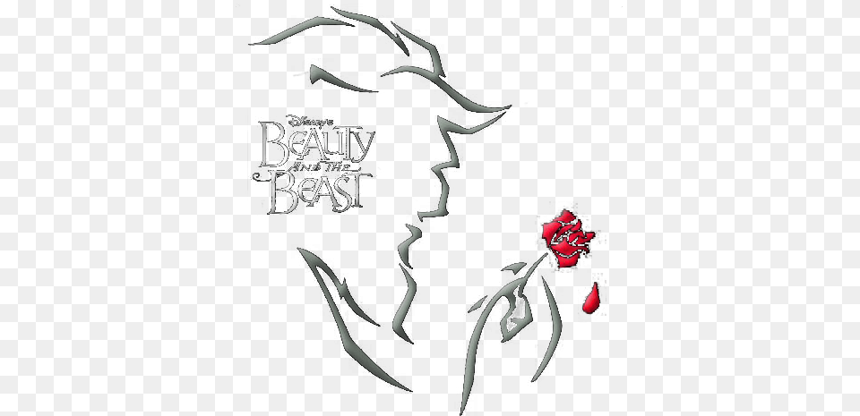 Beauty And The Beast Musical Logo Beauty And The Beast Design, Art, Book, Rose, Flower Png