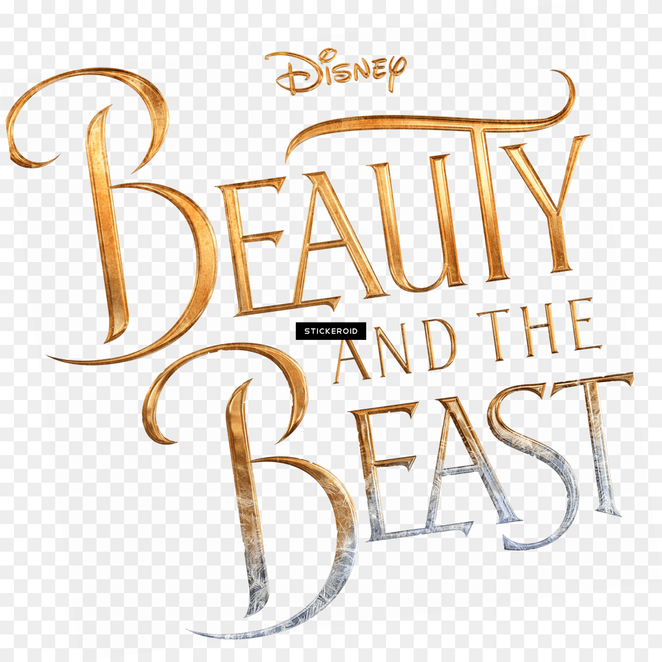Beauty And The Beast New Logo Beauty And The Beast Disney Transparent Beauty And The Beast Logo, Gray Free Png Download