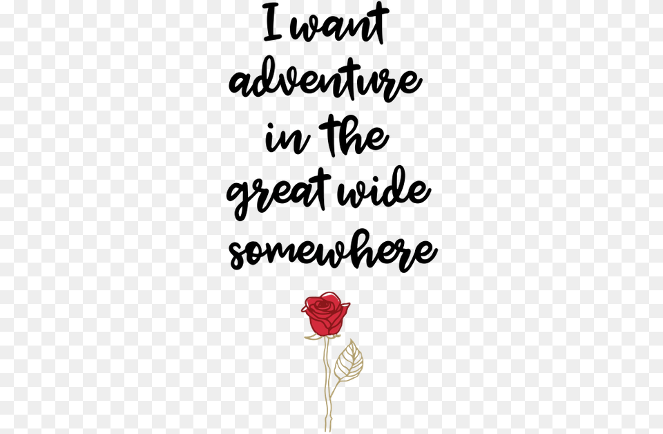 Beauty And The Beast Quote Art Print By Cantyoufeel Daughter Of Belle Descendants Fashion, Flower, Plant, Rose Png