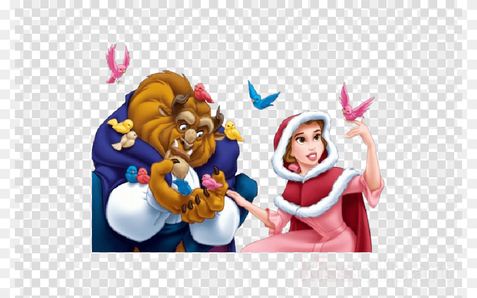 Beauty And The Beast The Enchanted Christmas Clipart, Adult, Person, Female, Woman Png Image