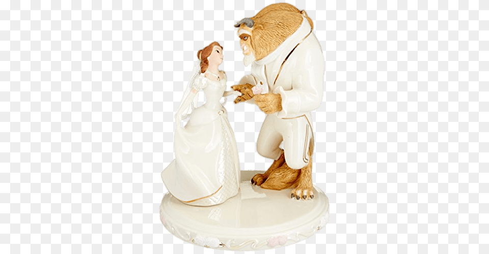 Beauty And The Beast Wedding Figurines, Figurine, Art, Porcelain, Pottery Free Png Download