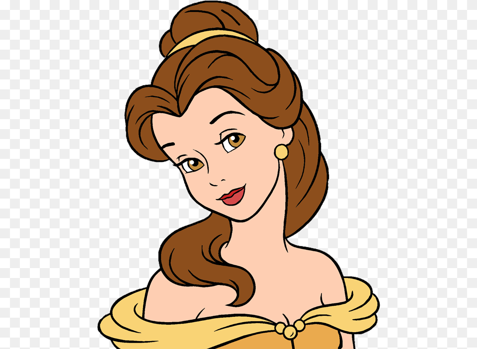Beauty And The Beastampbelle Clip Art 4 Belle Beauty And The Beast Clipart, Person, Baby, Face, Cartoon Free Png