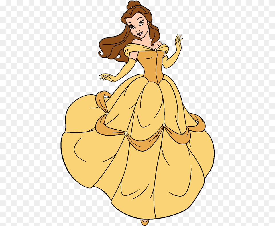 Beauty And The Beastampbelle Clip Art Image 4 Belle From Beauty And The Beast Clipart, Clothing, Dress, Gown, Fashion Free Transparent Png