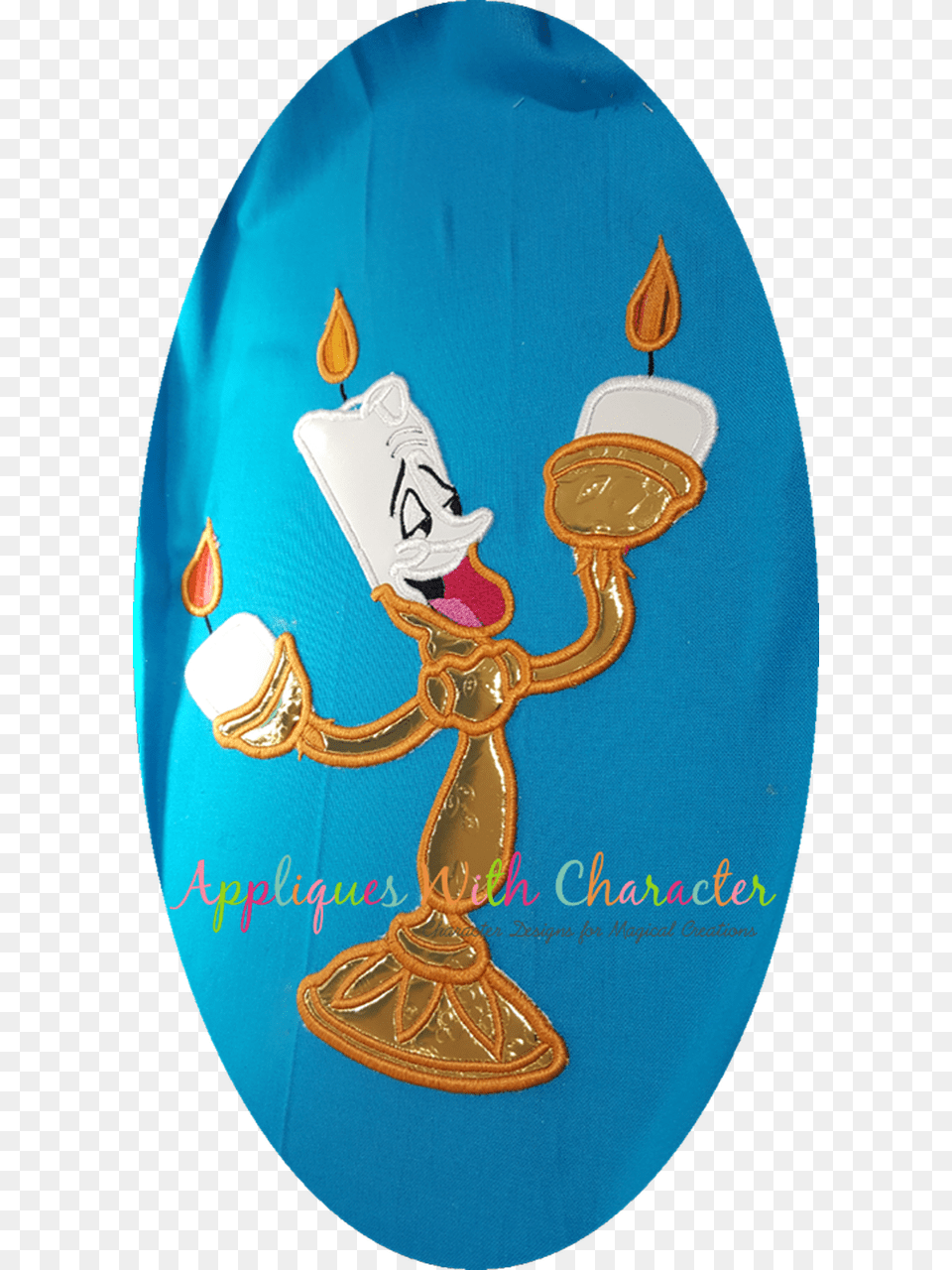 Beauty Candleabra Applique Design, Clothing, Hat Png