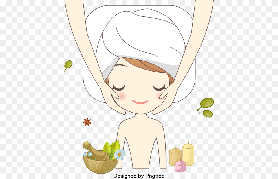 Beauty Clipart Health Beauty Chm Sc Da Hot Hnh, Smelling, Person, Head, Face Png Image
