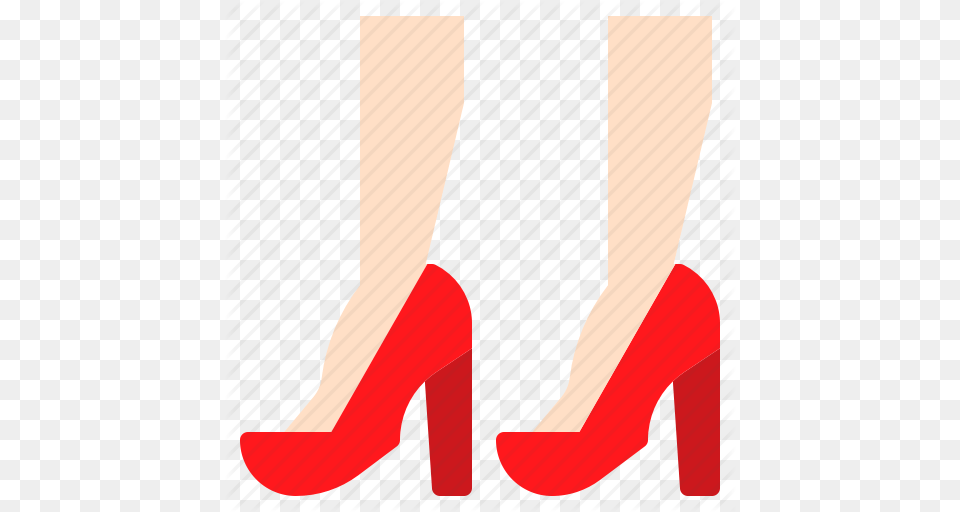 Beauty Fashion Heels High Legs Shoes Stiletto Icon, Clothing, Footwear, High Heel, Shoe Free Png Download