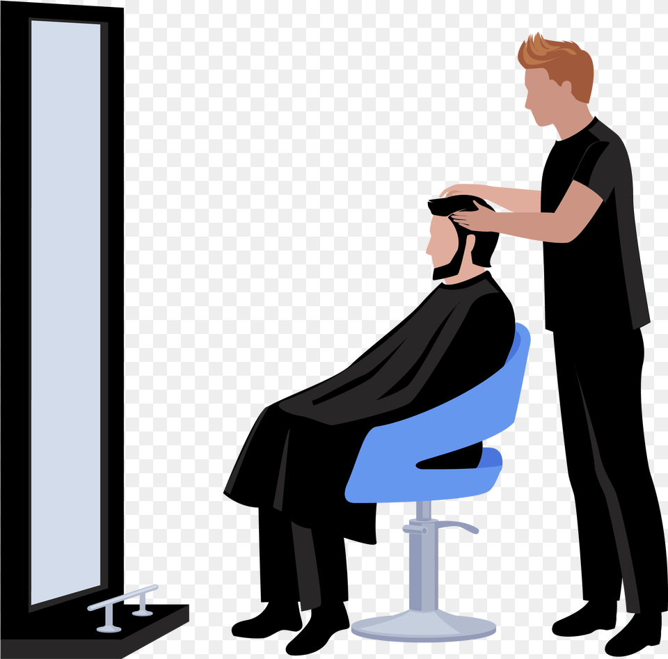 Beauty Parlour Euclidean Vector Hairdresser Hairstyle Men Beauty Parlour Vectors, Person, Adult, Female, Woman Free Png Download